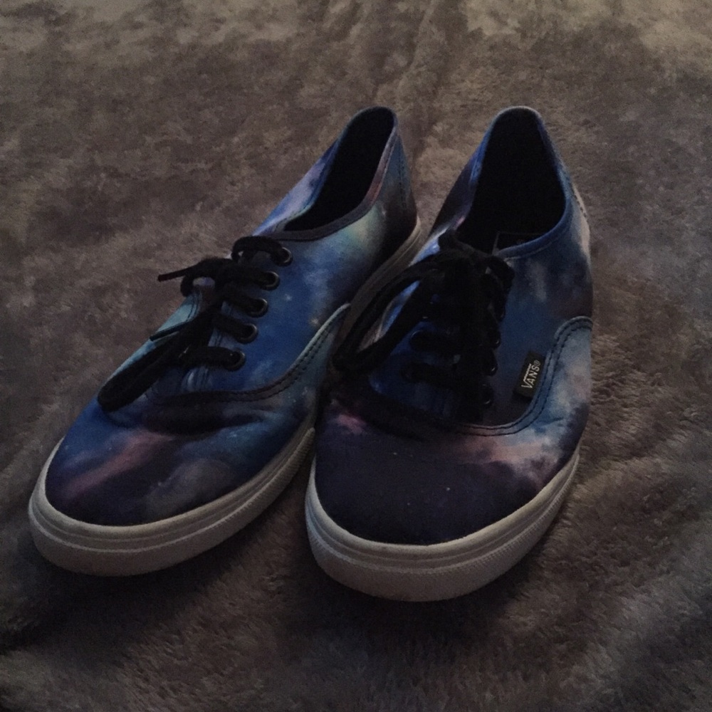 galaxy print vans